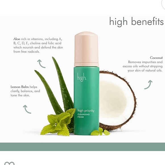 Bundle of 2 travel size Cannabis cleansing foam by High Priority brand - Picture 3 of 5